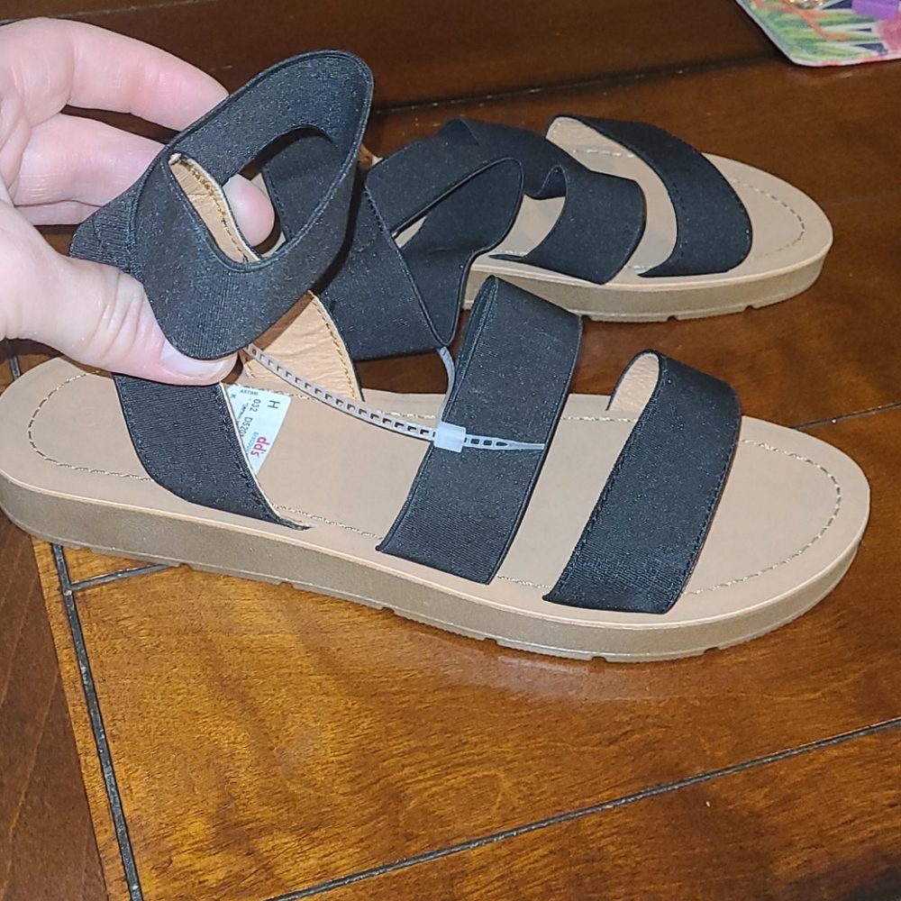 Strappy elastic Sandals - Picture 2 of 3